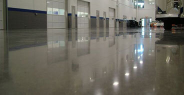 Cost Savings This image shows an industrial plant that has a polished floor.