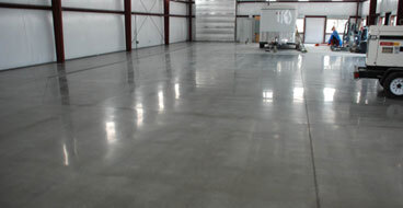 Low Maintenance This image shows an industrial plant that has a polished floor.