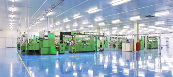 Industrial Grade Epoxy Floor Coating This image shows an industrial plant that has an epoxy floor.