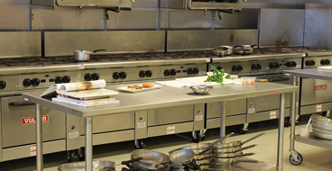 Commercial Kitchen This image shows a commercial kitchen.