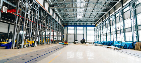 most-durable-flooring-solution This image shows an industrial plant that has an epoxy floor.