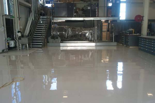 industrial Epoxy Coatings This image shows an industrial plant that has an epoxy floor.