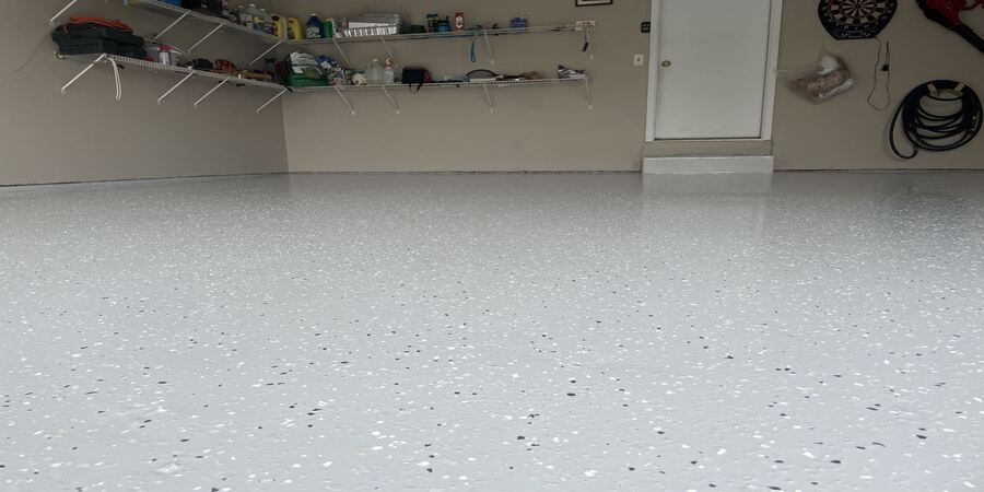 garage-epoxy This image shows a garage epoxy floor.